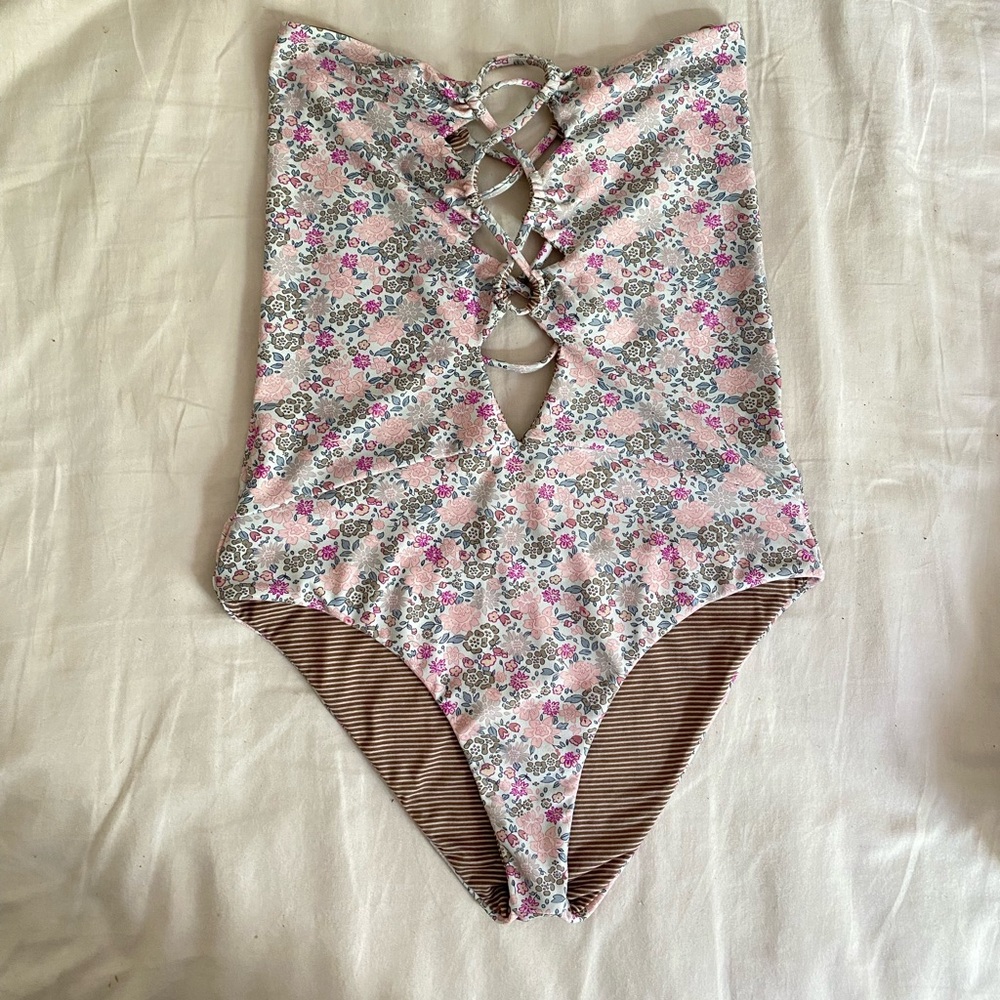 Acacia Swimwear Bronx One Piece Meadow Pink